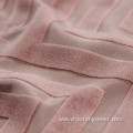 100% Polyester Shining Or Non-shining Jacquard Velvet Fabric